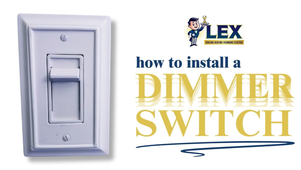 how to install a dimmer switch