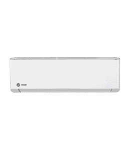 A white Trane wall-mounted air conditioning unit is shown against a plain background.